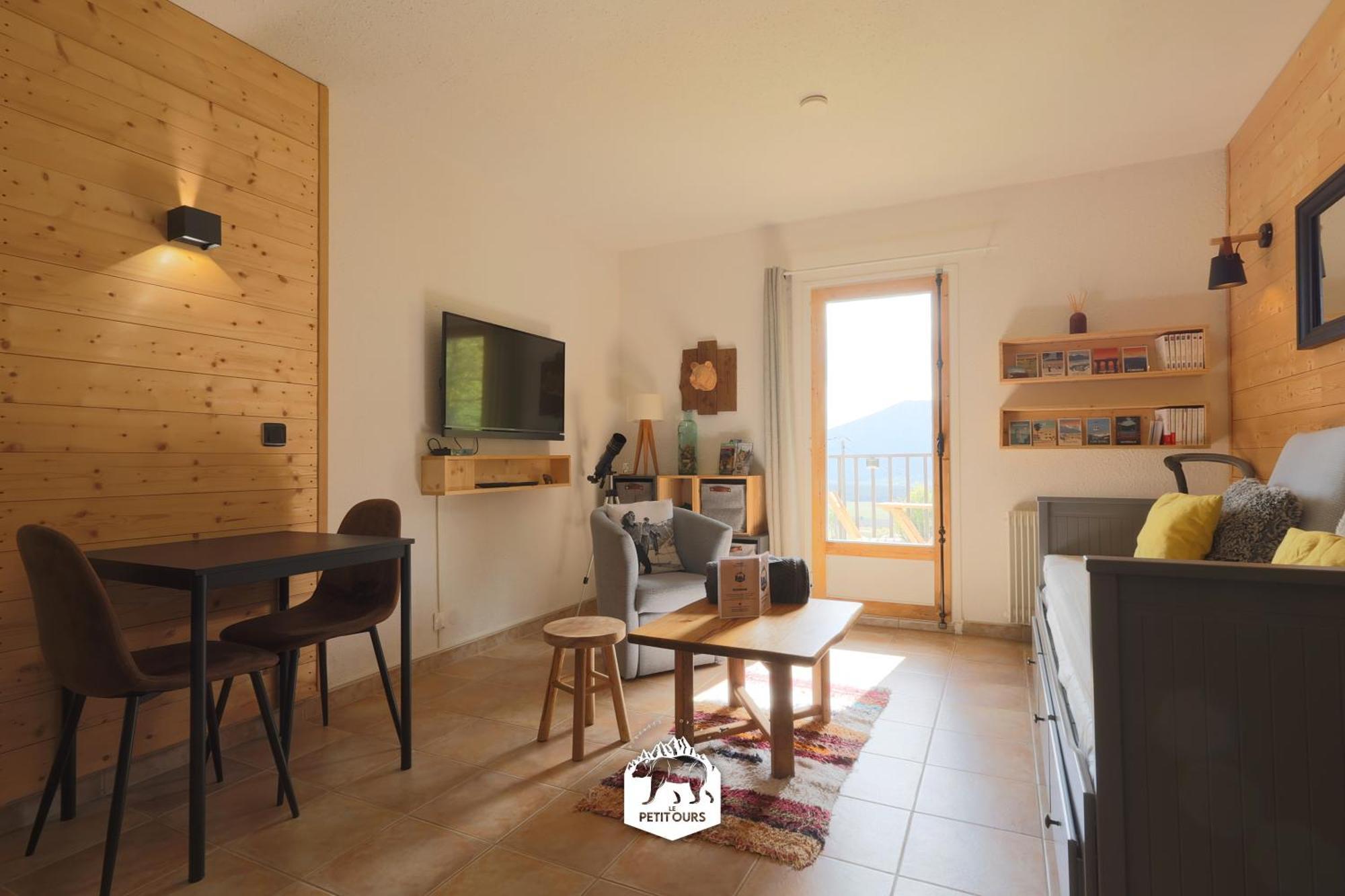 Le Petit Ours & Le Petit Cerf - Studios Vue Lac & Montagnes Лез-Англь Экстерьер фото
